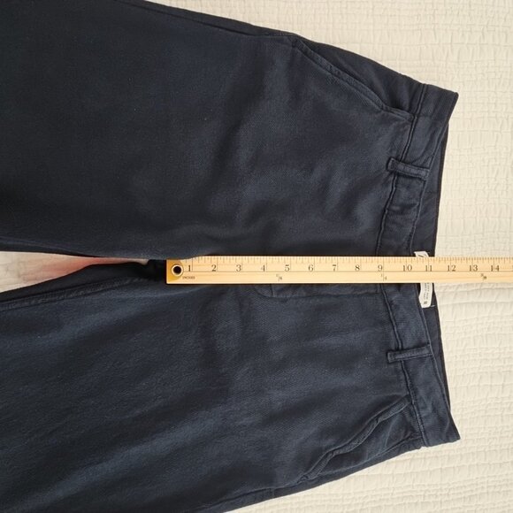 Zara Wide Leg Pants Women's 4 (32x32) Navy Blue NEW NWT 100% Cotton Supersoft - Picture 5 of 15